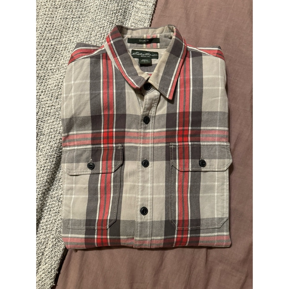 Eddie Bauer | Plaid Long Sleeve Shirt